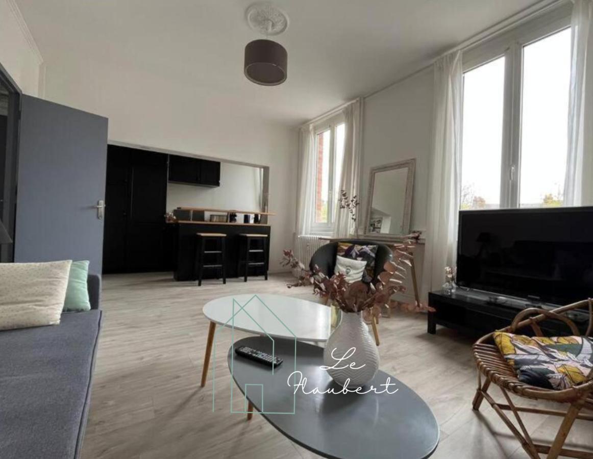 רואן Le Flaubert, Appartement Et Parking En Centre Ville מראה חיצוני תמונה